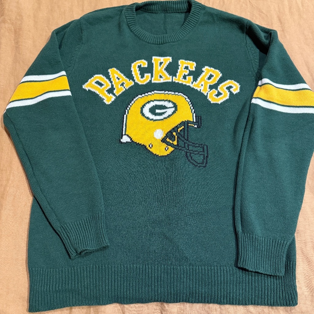 Vintage Packers Sweater, Medium
